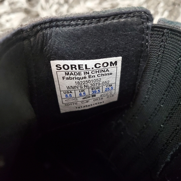 Sorel Lolla Cut-out Bootie Ankle Boots Gray NL3384-052 Sz 8.5 women's bo… - Picture 7 of 8